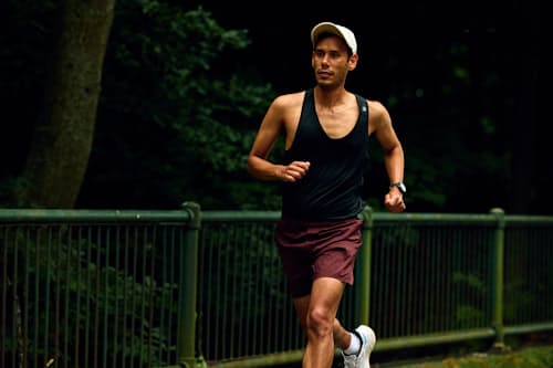 lifestyle image of Lightweight Performance Singlet Tank Top