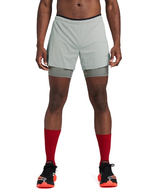 on model image of Daily Lightweight Performance Short - 5"