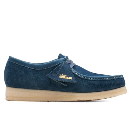 laydown image of Wallabee Low Moc Toe Chukka Boot