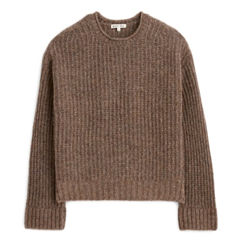 laydown image of Women's Normandie Alpaca Sweater