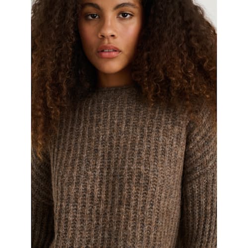on model image of Women's Normandie Alpaca Sweater