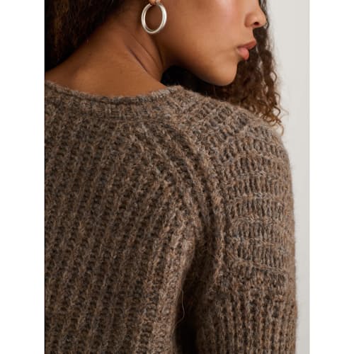 on model image of Women's Normandie Alpaca Sweater