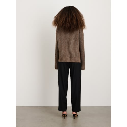 on model image of Women's Normandie Alpaca Sweater