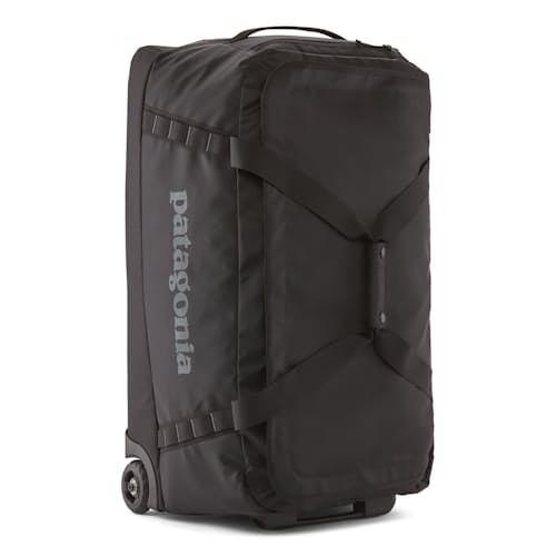 laydown image of Black Hole Wheeled Duffel Bag - 70L