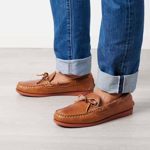 on model image of Canoe Shoe