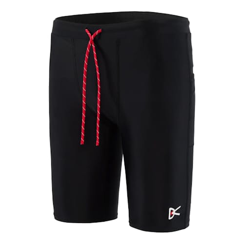 laydown image of Recycled Half Running Tights - 9"