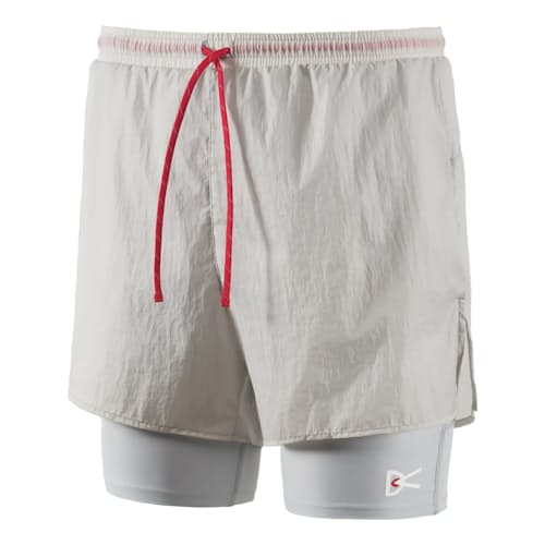 laydown image of Ripstop Layered Trail Shorts - 5"