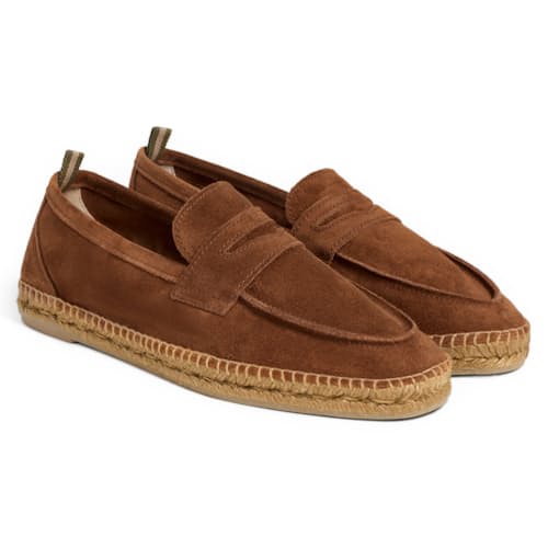 laydown image of Nacho Penny Loafer Espadrille