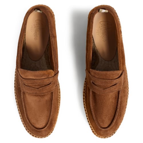 laydown image of Nacho Penny Loafer Espadrille