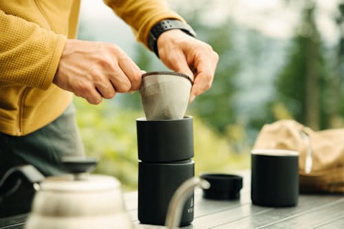 lifestyle image of Java G25 Coffee Grinder