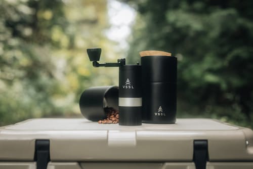 lifestyle image of Java G25 Coffee Grinder