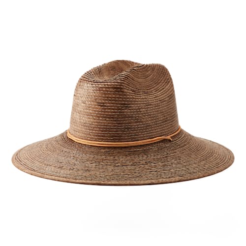 laydown image of Palm Straw Sun Hat