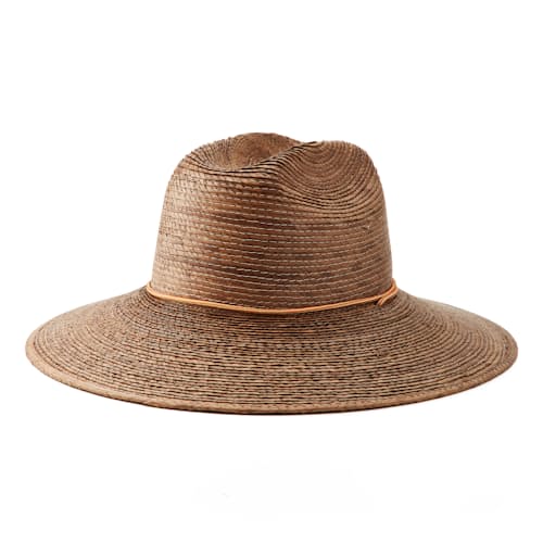 laydown image of Palm Straw Sun Hat