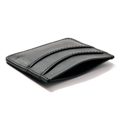 laydown image of Handmade Vintage Leather Card Case