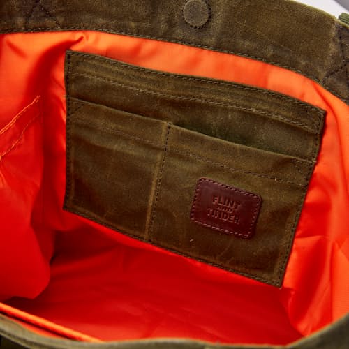 laydown detail image of Waxed Canvas Tote