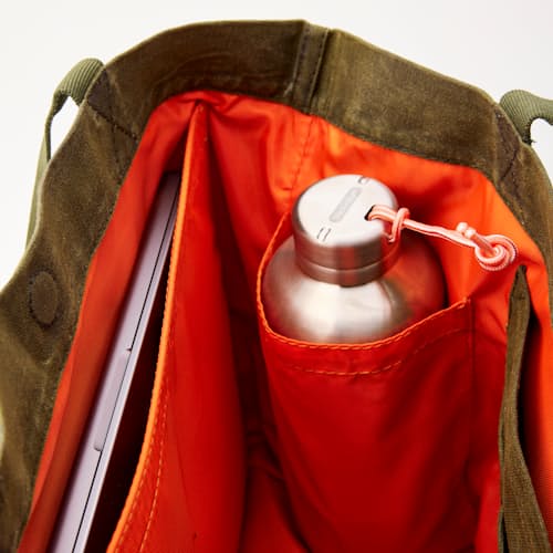 laydown detail image of Waxed Canvas Tote