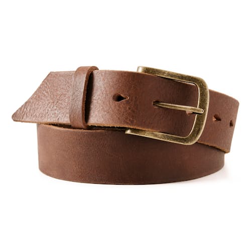 laydown image of Vintage Leather Belt