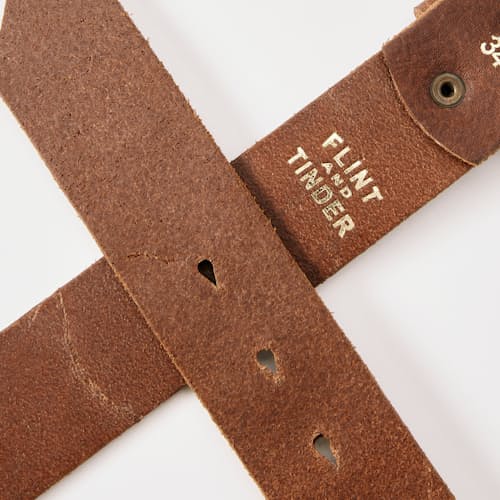 laydown detail image of Vintage Leather Belt