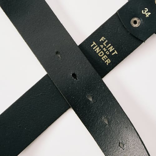 laydown detail image of Vintage Leather Belt