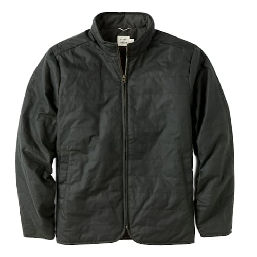 laydown image of York Quilted Waxed Jacket