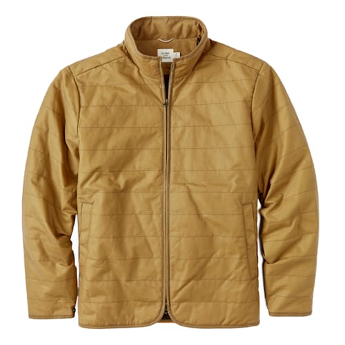 laydown image of York Quilted Waxed Jacket