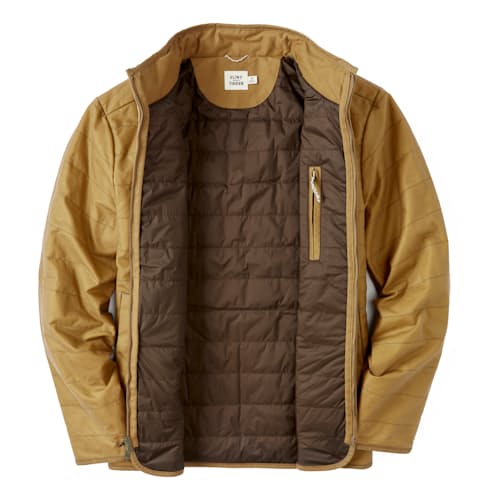 laydown image of York Quilted Waxed Jacket