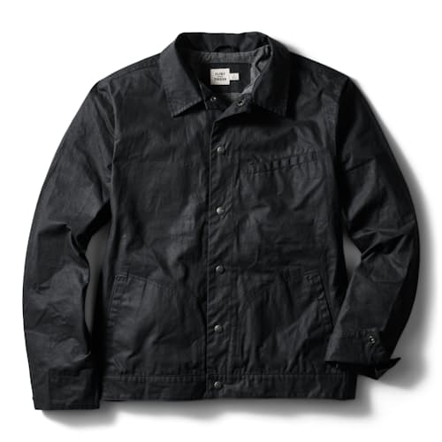 laydown image of James Waxed Snap Jacket