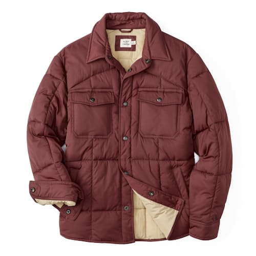 laydown image of The Jackson Quilted Jacket