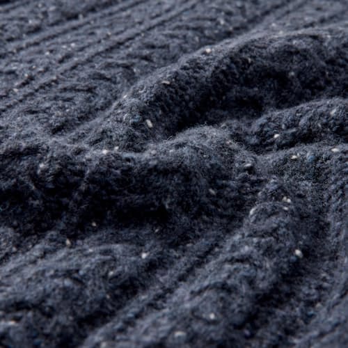 laydown detail image of Highlands Guide Cable Crewneck Sweater