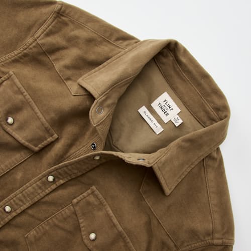 laydown detail image of The Moleskin Spaghetti Western Shirt