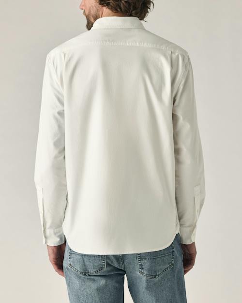 on model image of Oxford Draftsman Shirt