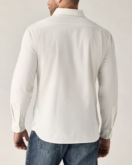 on model image of Oxford Draftsman Shirt