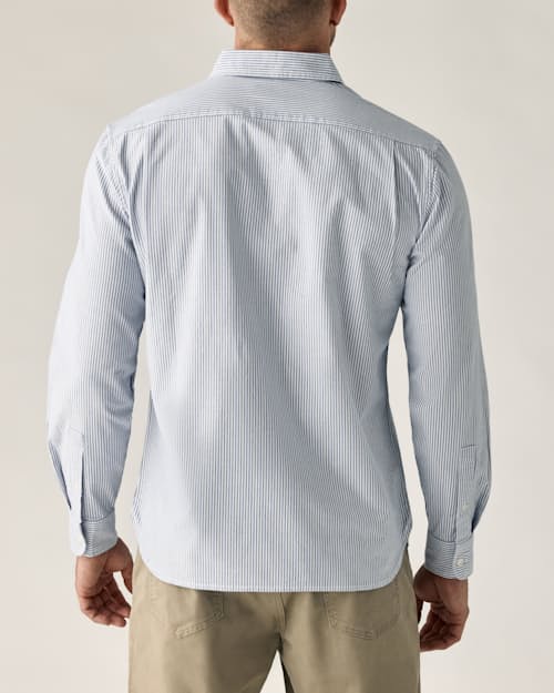 on model image of Oxford Draftsman Shirt