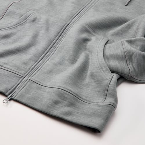 laydown detail image of 72-Hour Merino Tech Full Zip Hoodie