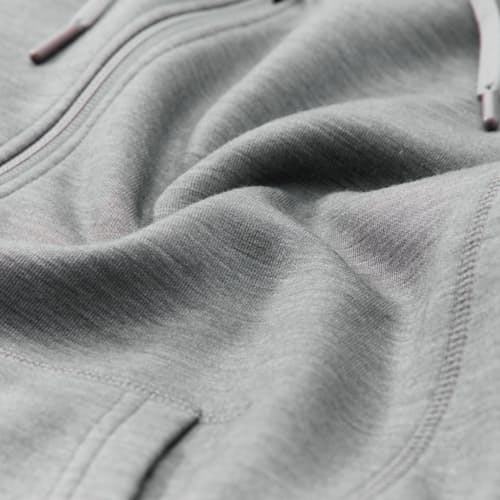 laydown detail image of 72-Hour Merino Tech Full Zip Hoodie