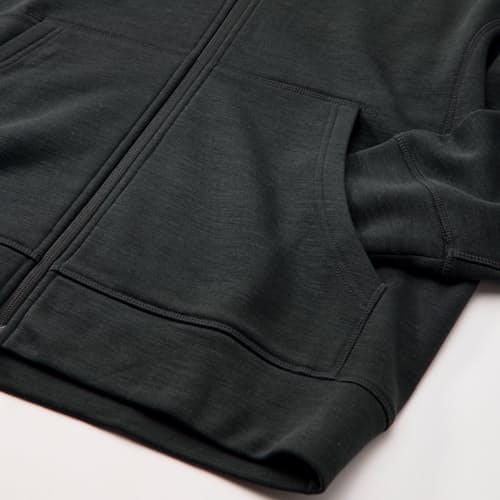 laydown detail image of 72-Hour Merino Tech Full Zip Hoodie