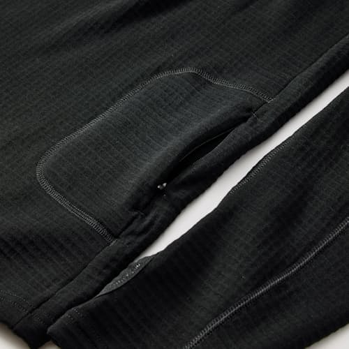laydown detail image of Half-Zip Merino Grid Fleece
