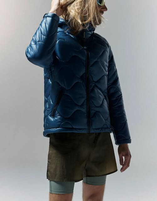 on model image of Ripstop Layered Trail Shorts - 5"