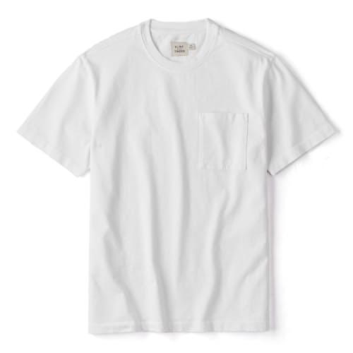 laydown image of American Heavyweight Pocket T-Shirt