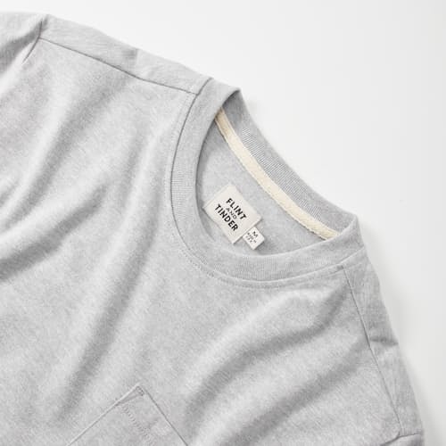 laydown detail image of American Heavyweight Pocket T-Shirt