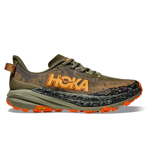 laydown image of Speedgoat 6 Trail Running Shoe