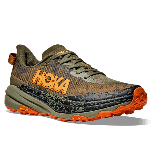laydown image of Speedgoat 6 Trail Running Shoe