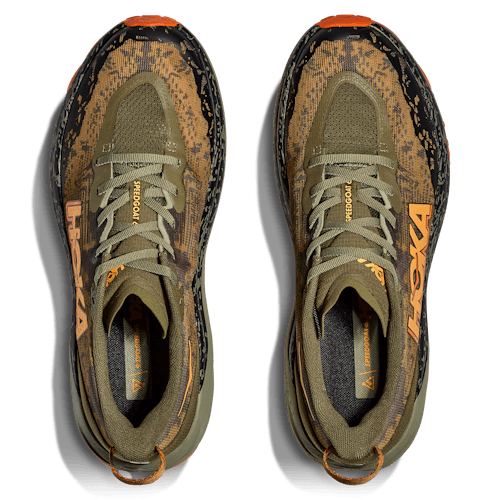 laydown image of Speedgoat 6 Trail Running Shoe