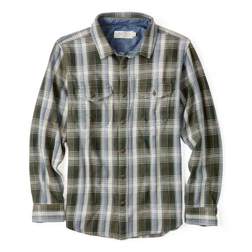 laydown image of Flannel Blanket Shirt