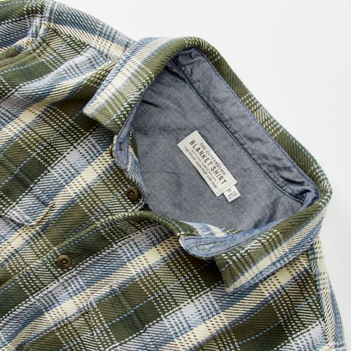 laydown detail image of Flannel Blanket Shirt