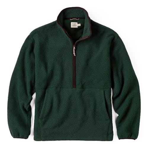 laydown image of Half Zip Fleece