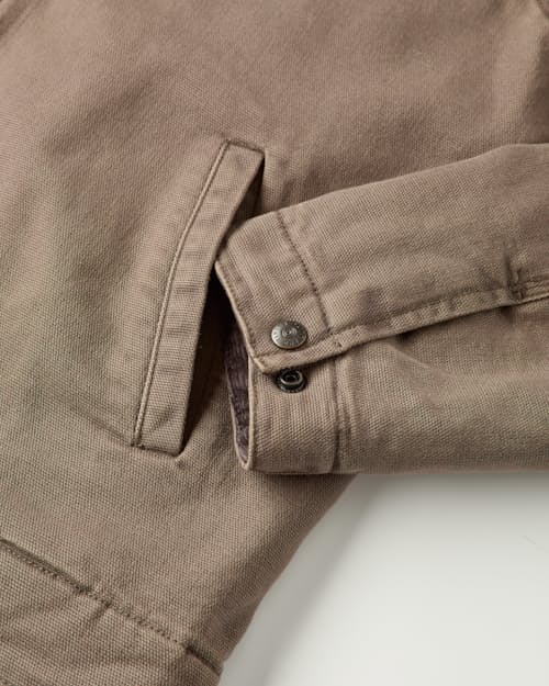 laydown detail image of Mason Canvas Work Jacket