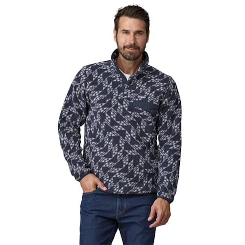 on model image of Lightweight Synchilla Snap Pullover