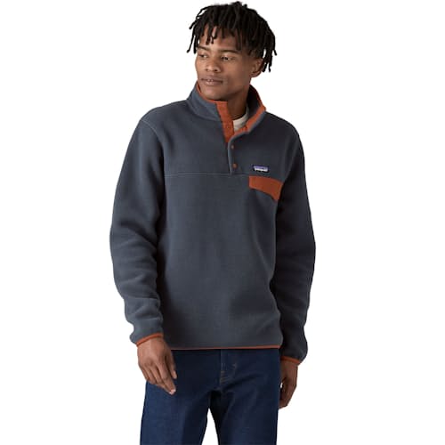 on model image of Lightweight Synchilla Snap Pullover