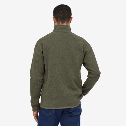 on model image of Better Sweater Quarter Zip